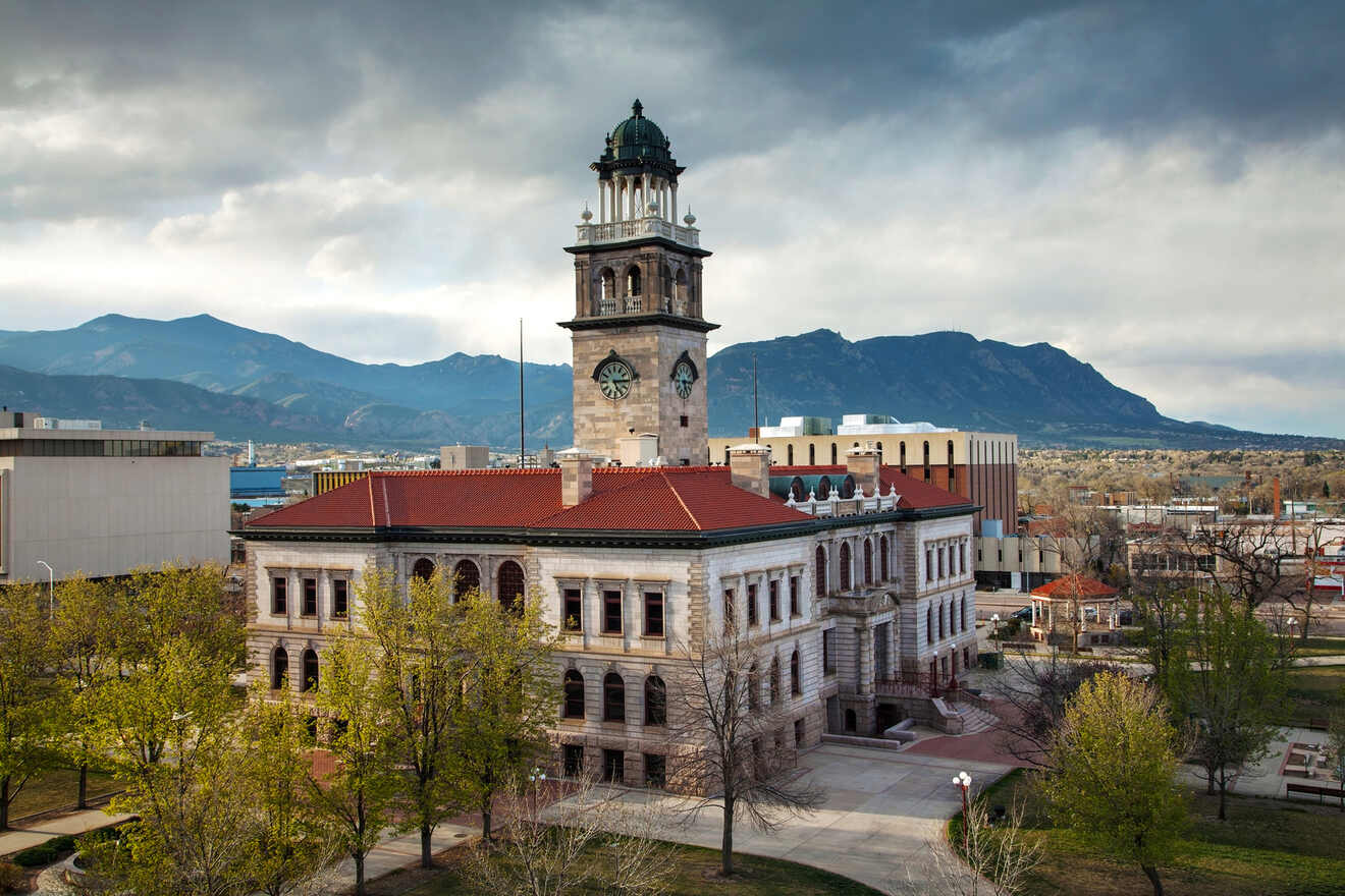 An image of the Old City, the best area where to stay in Colorado Springs